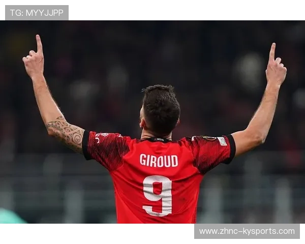 吉鲁头球点破AC米兰防线再添一分 吉鲁头球点破AC米兰防线再添一分